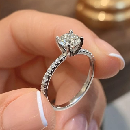 silver rings for girls