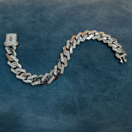 silver bracelet mens
