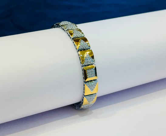 Silver Italian Bracelet mens