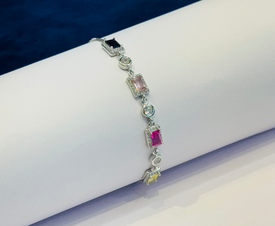 Silver italian bracelet girls