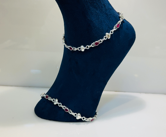 silver payal