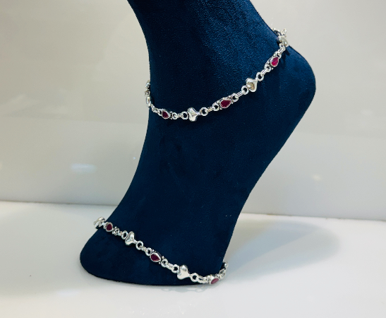 silver payal