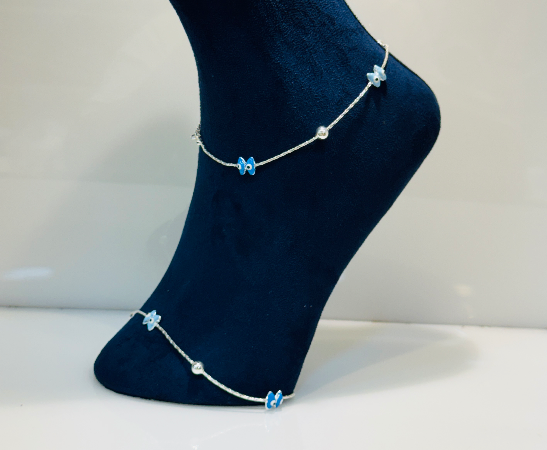 silver payal