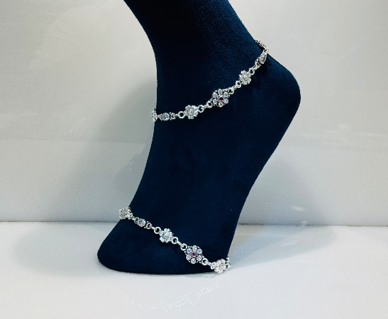 silver payal